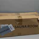 X-Vcak Upgraded Portable Sauna for HomeRelaxation, Steam Sauna for Home with Steamer, Remote Control, Folding Chair, 9 Levels
