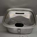 Smart Dog Water Bowl Dispenser Large, 10L/ 2.64Gal Cordless Dog Water Fountain Stainless Steel with APP Monitoring, 4000mah Automatic Cat Water Fountain for Mutil-Pets Large Dogs, 3 Fountain Modes