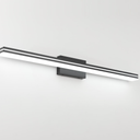 SineRise LED Modern Bathroom Vanity Light Bar (40-Inch, 3000K/4000K/6000K), Matte Black Dimmable Modern Acrylic Bathroom Wall Lighting Fixtures Over Mirror