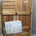 Utoplike Teak Wood Bath Mat, 32 x 20 inch Large Wooden Shower Mat for Bathroom, Non Slip Wood Floor Sturdy Mat for Inside Shower Luxury Spa Home or Outdoor