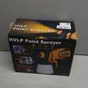 Paint Sprayer, 700W HVLP Spray with Cleaning & Blowing Joints, 4 Nozzles and 3 Patterns, Easy to Clean, for Furniture, Cabinets, Fence, Walls, Door, Garden Chairs etc. VF803 (Yellow)