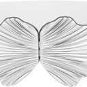 XZQTIVE Womens Wide Elastic Belt for Dresses Stretchy Fashion Waist Belt for Ladies with Boho Shell Gold Buckle (White)