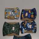 5 Pack Dog Diapers Male, Premium Belly Bands for Male Dogs, High Absorbing Male Dog Pee Wraps for Doggie in Incontinence or Excitable Urination and Training S