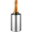 Wine Chiller Bucket Stainless Steel Wine Chiller Bottles for 750 ml Insulated Double Layer Bucket Cooler for Parties Bar(1 Pcs)