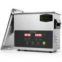 3L Commercial Ultrasonic Cleaner, ECO Mode, Heating, Degas Mode, ECO Energy-Saving Ultrasonic Cleaning Machine Excellent for Labs,Carburetor,Jewelry,Dentures,Automotive & Industrial Parts.