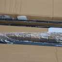 Rolanstar Bed Frame Twin Size with USB Charging Station, LED Bed Frame with Wood Storage Headboard, Black Metal Platform Bed with Under Bed Storage, No Box Spring Needed, Noise Free