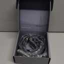 Elastic Braided Belt, 1 3/8", Woven Stretch Belt for Golf Casual Jeans Shorts Pants (X-Large (41-44" Waist), Black)