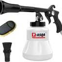 Y-ASQA Professional Car Cleaning Gun - Tough Stain Remover for Auto Upholstery, Leak-Proof Multi-Purpose Air Pulse Detail Cleaner Kit, Air Compressor Compatible for Home & Vehicle Interior/Exterior