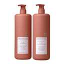 Kristin Ess Hair Curl Shampoo and Conditioner Set for Curly Hair - Moisturizing, Anti Frizz, Silicone Free Shampoo and Conditioner - 1 Liter - 2A-4C Hair