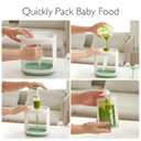 Momcozy Squeeze Station,Baby Food Maker,Pouch Filler for Homemade Baby Puree, BPA-Free, Dishwasher Safe, with Reusable Baby Food Pouches for Babies & Toddlers