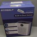 ECOSELF Smart Air Purifier for Home Large Rooms, with WiFi Control, Covers Up to 2400 Ft, Smart Mode, AQI Display, 22dB Sleep Mode & Aromatherapy with 2X-Power Filtration, HAP603WF, Bright White