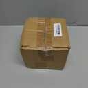 WGV Ceramic Cube Vase Width 5.5" Height 5" (Fits 5" Pot) Elegant Modern Block Square Floral Planter Terrarium Container Table Dresser for Event Accent Home Office Decor Gold Textured 1 Piece