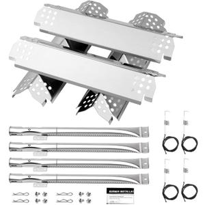 4 Burner Grill Replacement Parts for Nexgrill 720-0830H, 720-0864, 720-0864M, 720-0882S, 720-0888, 720-0888A, 720-0888N, Heat Plate & Igniter & Burner Replacement for Nexgrill