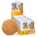 Lenny & Larry's Protein Cookie, Peanut Butter High Protein Snacks with 16g Plant Protein, 10g Fiber, Soft-Baked, Vegan, Non-GMO | 4oz, Pack of 12 (EXP 04/29/27)