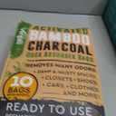 Activated Charcoal Odor Absorber for Strong Odors in Car, Closet, Shoe, Basement. 10 Activated Charcoal Bags Odor Absorbers for Home. Bamboo Charcoals Air Purifying Bag Charcoals Deodorizer Eliminator