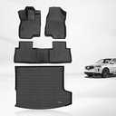 KELCSEECS® Floor Mats & Cargo Liner Custom for Acura RDX 2025 2024 2023 2022 2021 2020 2019, All Weather Protection TPE Floor Liners Front& Rear Row Full Set Acura RDX Accessories Black