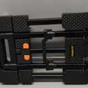 Folding Hand Truck 500lbs, Portable Heavy Duty Dolly Cart, 6 Wheels Collapsible Luggage Cart with 2 Elastic Ropes - Compact Trolley Cart for Easy Moving - Ideal Hand Cart for Travel and More (1.70, Black)