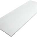 Amylove Polyurethane Foam 24" x 72" High Density Cushion Upholstery Foam Sheet for Seat Replacement DIY Projects Chairs Headboards Sofas Home (1" x 24" x 72",White)