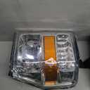 Anti-Fogging Headlights Assembly for 2008 2009 2010 Ford F250 F350 F450 F550 Super Duty, 08 09 10 Headlights Replacement Pair Chrome Housing