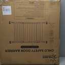 Baby Gate for Indoor Stairs & Doorways: Wide Expandable 27.9-42.1" Metal Safety Gate - Toddler Pets 30" Tall Dog Gate with Easy Install Pressure Mount Dual Lock & 2-Way Swing, White.