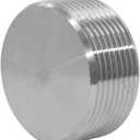 Joywayus Stainless Steel Internal Hex Countersunk Thread Socket Pipe Plug 1-1/2"NPT Male