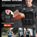 BAGAIL Adjustable Weighted Vest for Women 4-10lb, Comfortable U-Neck Rucking Vest with 6 Removable Weights, Storage Pocket and Reflective Strips for Walking, Jogging, Weight Loss & Home Workouts