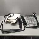 150L Laundry Hamper with Wheels, Rolling Laundry Basket with Metal Frame and Removable Bag, Large & Tall Dirty Clothes Hampers for Bedroom Aesthetic, Laundry Room, Bathroom, Dorm-White (40GAL)