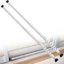 Supforce Sliding Glass Door Security Bar, 17-55 Inch Adjustable Sliding Patio Door Lock Bar, 1inch Heavy Duty Window Security Bars for Home, Apartment, Travel, 2 Pack
