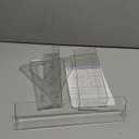 Upgraded 4 Tier Card Display Stand, Trading Greeting Card Display Stand for Stickers, Baseball Sports Cards, Postcards, On the Go for Vendor Events Retail(4 Tier, 1 Pack)