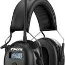 ZOHAN EM042 AM/FM Radio Headphone with Digital Display,Ear Protection Noise Reduction Earmuffs,Comfortable Hearing Protector