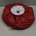 GO&SO Set of 2 Burgundy Bell Lamp Shades Scalloped Lamp Shade Petal Edge Braid 6"Top x 13"Bottom x 10.6"High (Spider) Silk Fabric Lampshades for Floor Lamp,Handmade DIY Table Lamp Shade Replacement (Red)