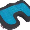 Motor Trend Cooling Car Seat Cushion with Memory Foam, Made with Orthopedic Gel for Maximum Coccyx Comfort & Back Pain Relief, Ideal Office Chair Cushion