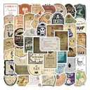 TWGOGOTIC Potion Label Stickers 50Pcs Magic Potion Stickers Water Bottle Waterproof Aesthetic Vinyl Laptop Luggage Skateboard Computer Stickers for Kids Teens Adult