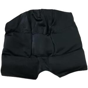 Dr. As Hat for Headache & Migraine Relief - Reusable Head Ice Pack Facial Mask to Help Relieve Muscle Tension & Sinus Pain - Liquid Gel Cold Compress Cap for Comfort, Relaxation - One Size Fits All (Black)