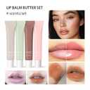 2 x 4Pcs Summer Lip Glossy Butter Balm Set, Instant Moisture Sheer Tint, Non-Sticky, Conditioning Formula to Soothe & Repair Dry, Chapped Lips, Jelly Lip Stain with Natural Scent (#1+2+3+4, 4Pcs)
