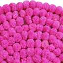Premium Quality Artificial Marigold Flower Garlands 5 Feet Long Each for Parties Indian Weddings Theme & Home Decoration Photo Prop Festival (Color : Pink) (Pack of 5)