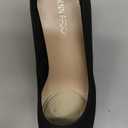 JENN ARDOR Women's Pumps Chunky Heels Platform Shoes Comfort Round Closed Toe Block Heel Pumps Dress High Heeled Office Shoes for Ladies More Than 3 inch Heel (9, Black)