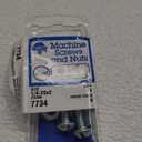 Hillman No. 1/4-20 in. x 2 in. L Slotted Round Head Zinc-Plated Steel Machine Screws 5 pk