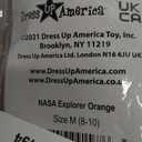 Dress Up America Kids NASA Astronaut Costume  Orange Space Suit with Cap  Realistic Halloween & Dress-Up Outfit (Medium)