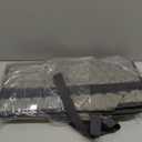 REDCAMP Portable Stadium Seat Bleacher Cushion, Folding Stadium Seats Bleacher Chairs with Back and Cushion for Camping Fishing Concert, Water Resistant, Black/Navy (Black Pocket x2)