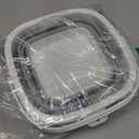 Collapsible Bucket, 5L 1.3Gallon Small Cleaning Mop Buckets for Household Outdoor Car Washing Tub Plastic Foldable Portable Camping Beach Sand Water Pot Pail Space Saving Square