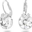 Swarovski Bella V Crystal Earrings, Grey, Yellow, Clear, Rose Color Crystals, Part of the Swarovski Bella V Collection