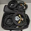 MIKKUPPA 4 Tire Inflation System - 4 Tire Inflation Deflation System, Tire Pressure Equalizer with Quick Coupler Adaptor Closed Flow Air Chuck for Car Trucks Off Road Vehicles Up to 155" Wheelbase