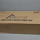 HOMESTEAD 32 Inch Live Animal Trap - Specialized for Raccoons, Opossums, Groundhogs, Skunks, Feral Cats, Squirrels - Humane Way Catch & Release Animal Trap