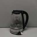 Hamilton Beach 1.7L Electric Kettle, Water Boiler & Heater, LED Indicator, Built-In Mesh Filter, Auto-Shutoff & Boil-Dry Protection, Cordless Serving, Clear Glass (40864)