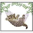 Cross Stitch Kits, A Cat on a Basket Animals Awesocrafts Easy Patterns Cross Stitching Embroidery Kit Supplies Christmas Gifts, Stamped or Counted (Cat, Counted)