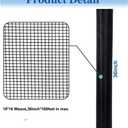 36" x 100' Fiberglass Window Screen Mesh Replacement Roll, Heavy Duty Screen Door Mesh, Easy-to-Cut Insect Screen Mesh for Windows, Porch, Patio, Pool & Outdoor Enclosures
