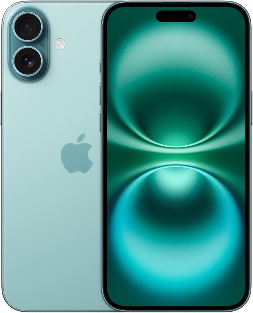 Apple iPhone 16, US Version, 256GB, Teal- Unlocked