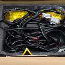 Auxbeam V-MAX Series LED Light Pod, 270 Side Shooter LED Offroad Lights with Amber DRL, 4 Inch Auxiliary Ditch Light for Truck ATV Jeep Ford