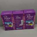 Poise Ultra Thin Incontinence Pads & Postpartum Pads for Bladder Leaks, 6 Drop Ultimate Absorbency, Long Length, 78 Count 